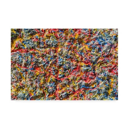 Mark Lovejoy 'Abstract Splatters Lovejoy 1' Canvas Art,16x24